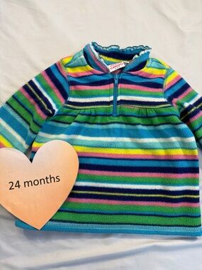 The Children's Place - pullover fleece sweater/jacket. Size 24 months
